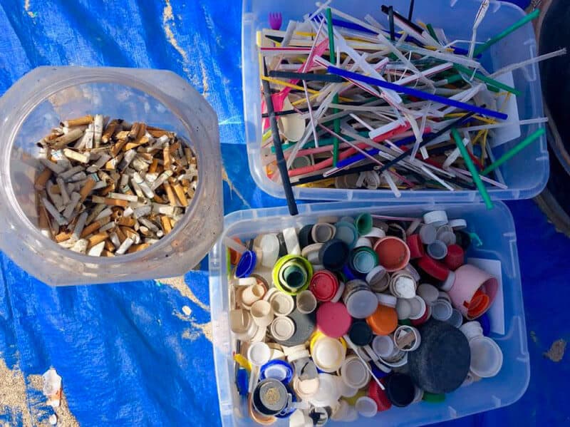 Ocean Pollution Plastic Straws Cigarettes Ocean Pollution Plastic Straws Cigarettes